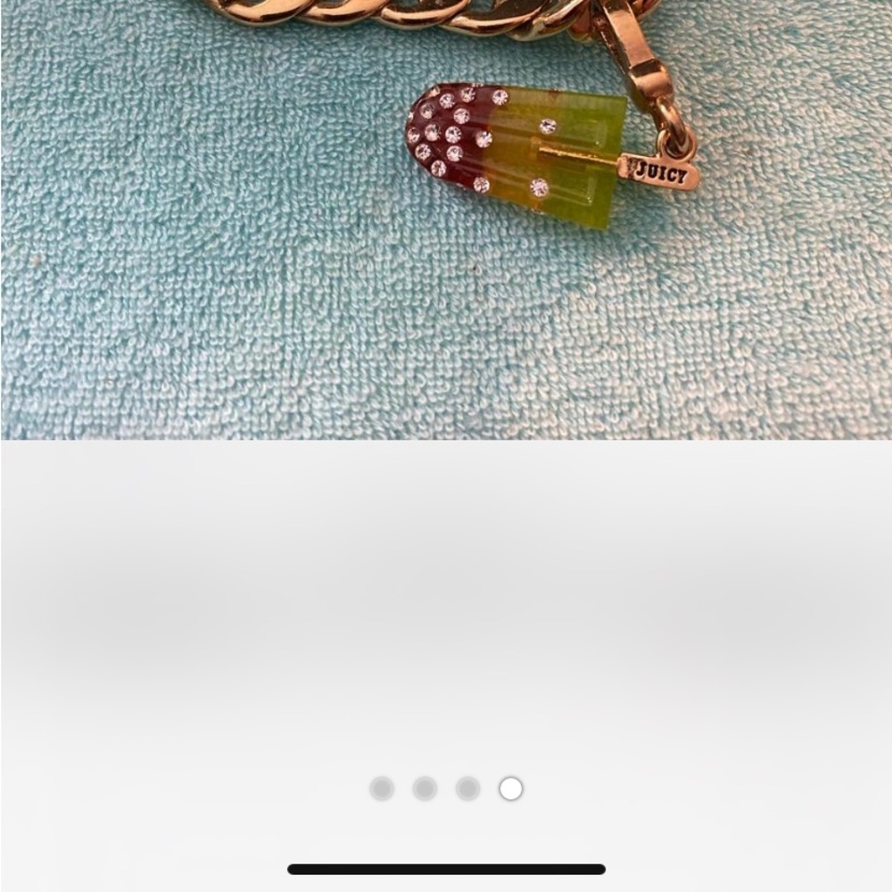 Juicy Couture Y2K popsicle charm for Juicy Couture bracelet and necklace.